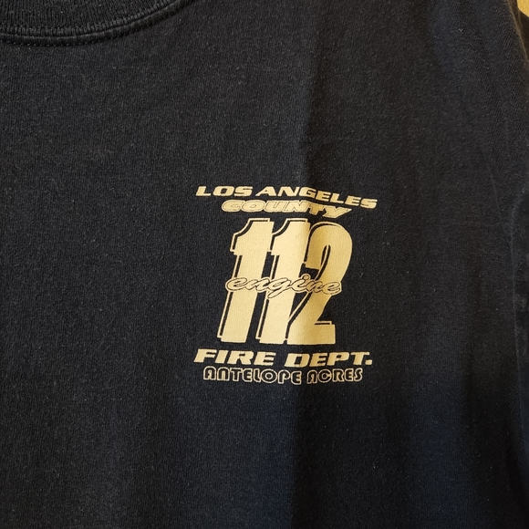 Los Angeles County Fire Dept Engine 112, Antelope Acres t-shirt - Picture 3 of 5